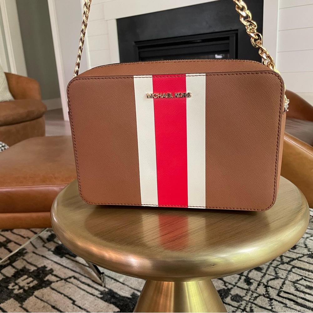 Michael Kors Jet Set Stripe Crossbody